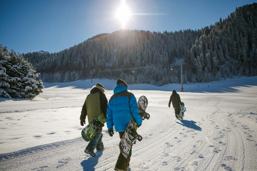 O principal beneficiário das condições de neve é o setor de turismo de inverno, o que inclui resorts de esqui 